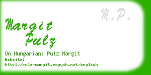 margit pulz business card